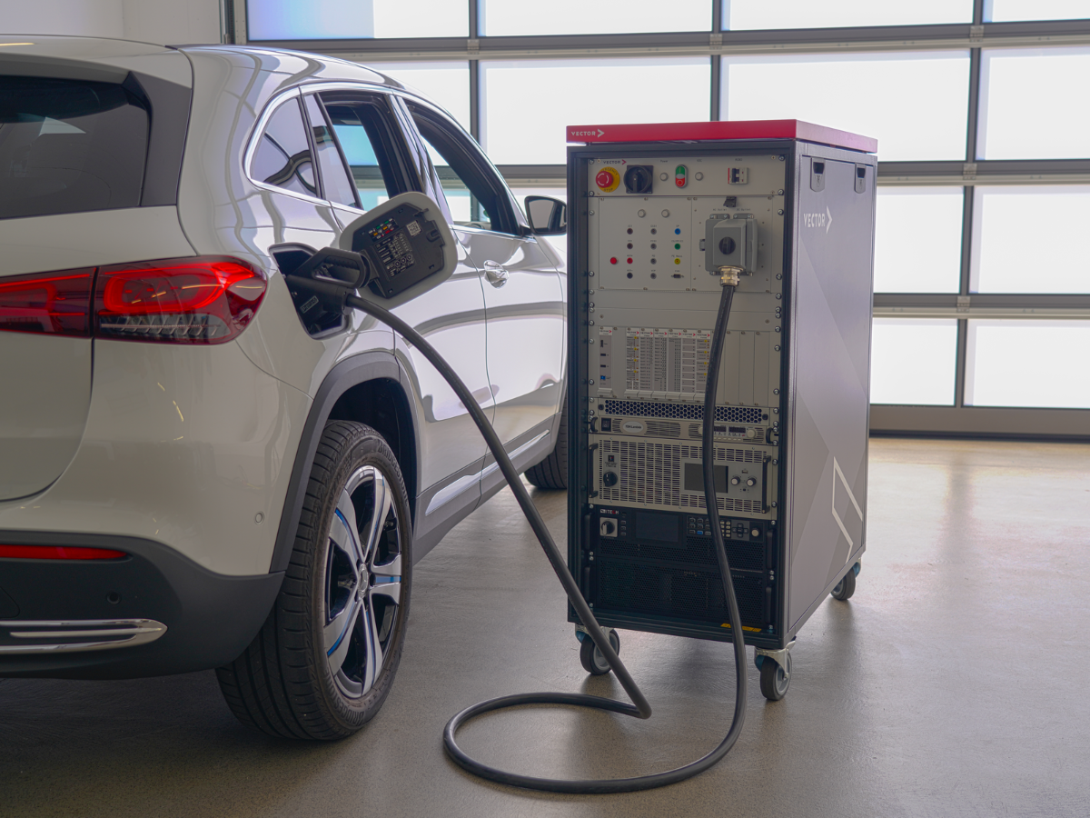 Example of a Vector test system for EVs to run CCS conformance tests of CANoe Test Package EV vCTS_EV_CCS.png